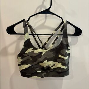 Lululemon Athletica Camo Print Sports Bra